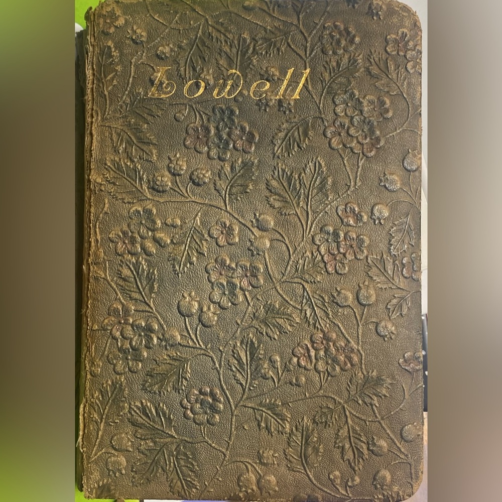 Vintage Rare Book “Poems” By James Russell Lowell